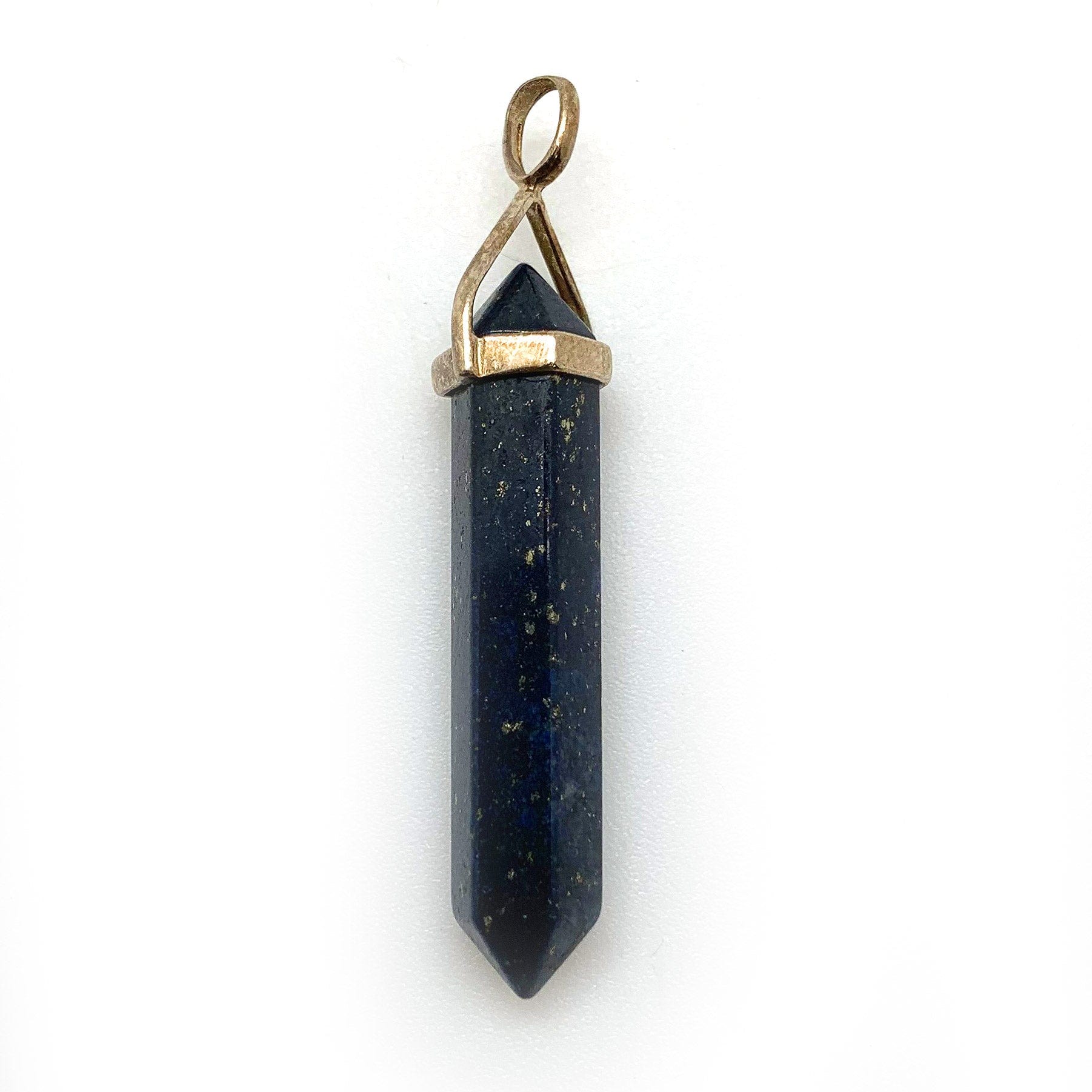 Lapis Gemstone Pendant Set in Sterling Silver