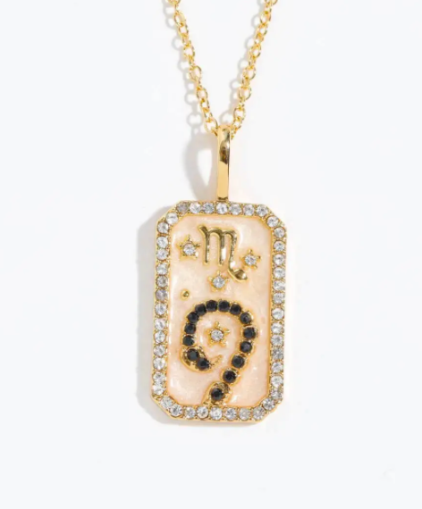 Scorpio Astrological Zodiac Necklace