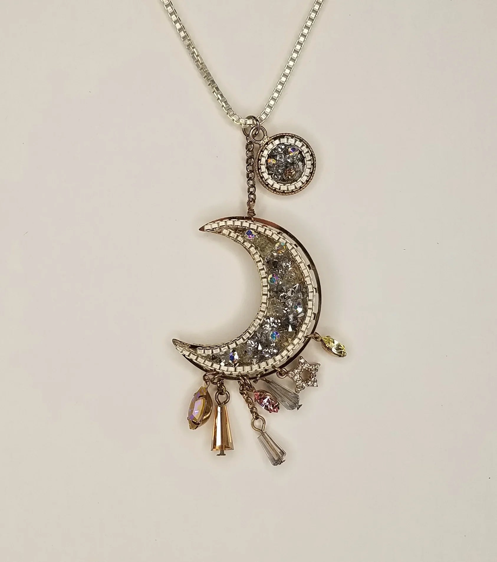 Moon Shape Handmade Necklace