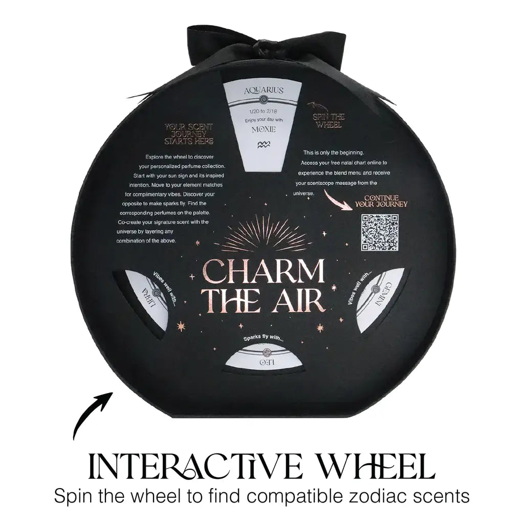 Astrology Perfume Palette Flight Gift Set Wheel