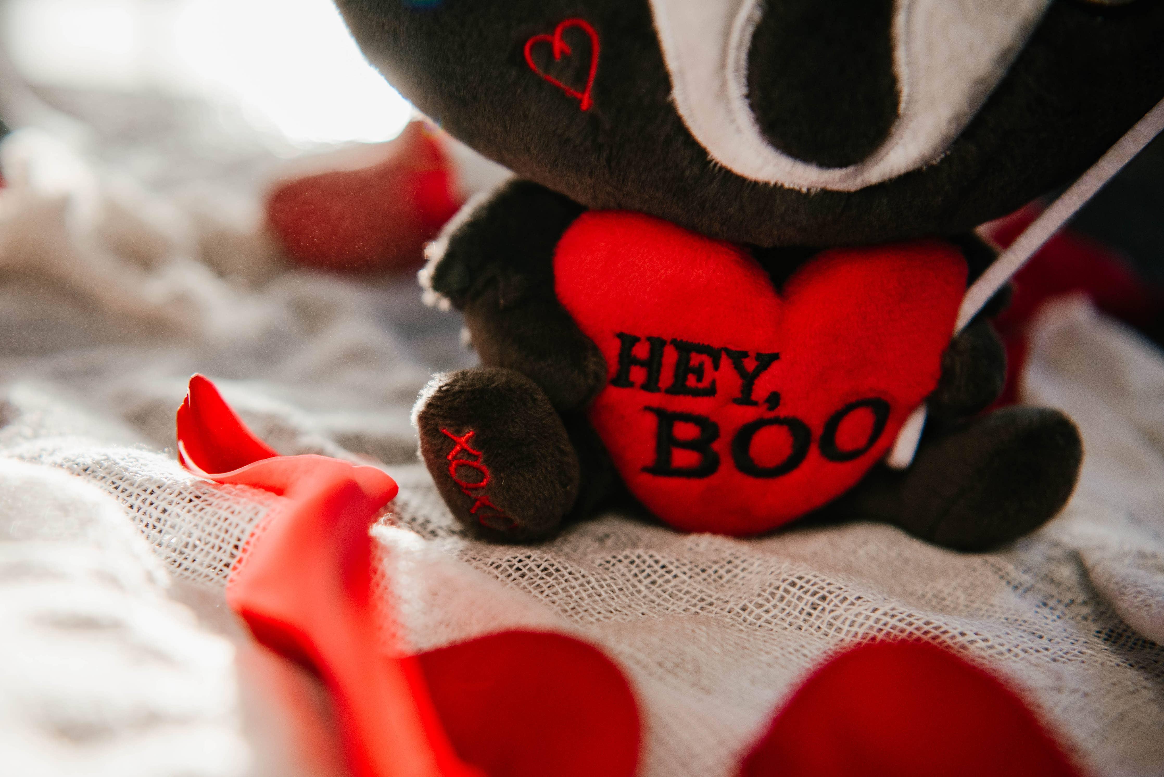 Hey Boo Plush Ghost Up close
