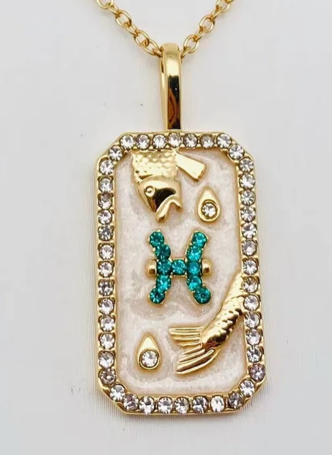 Pisces Astrological Zodiac Tarot Card  Collection UP close