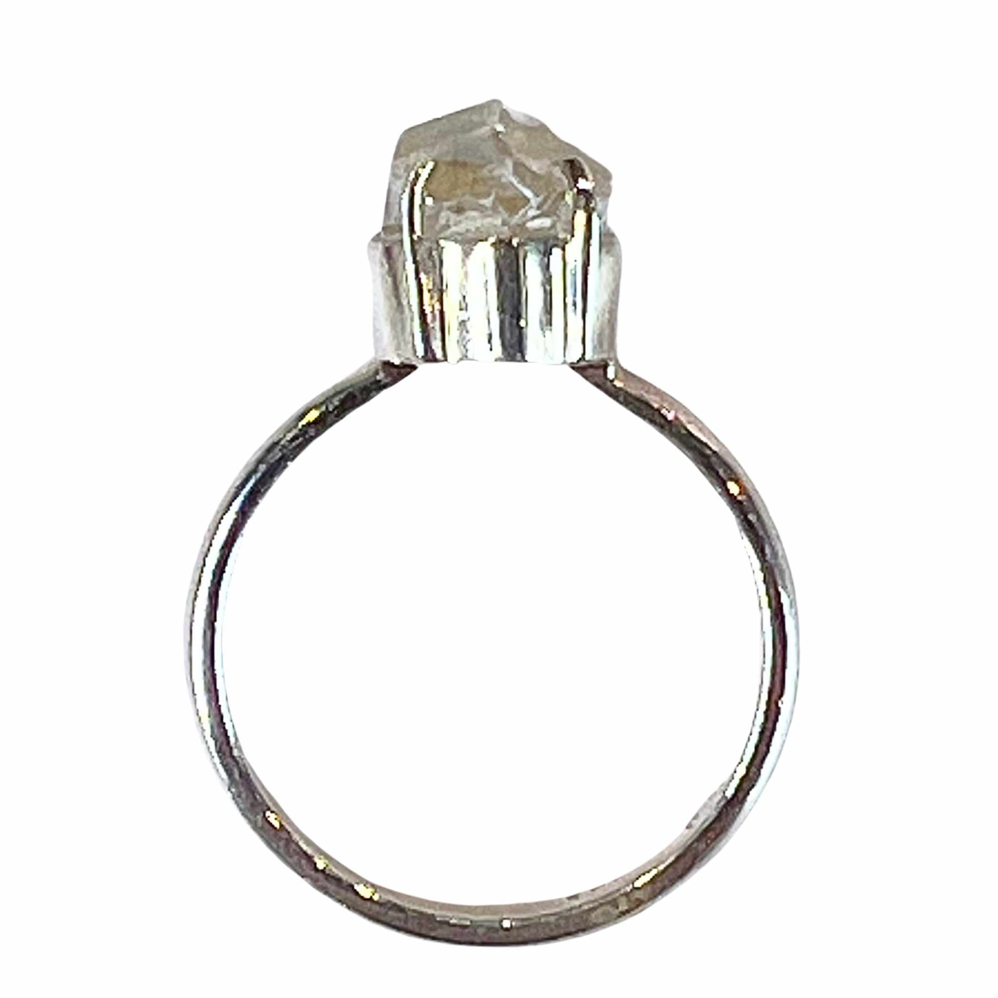 Herkimer Diamond Ring Sterling Silver