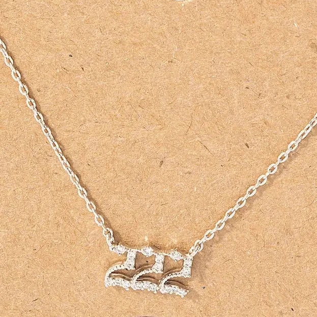 222 Alignment Angel Number Necklace