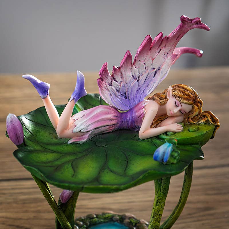 Lotus Fairy Jewelry Tray Close Up