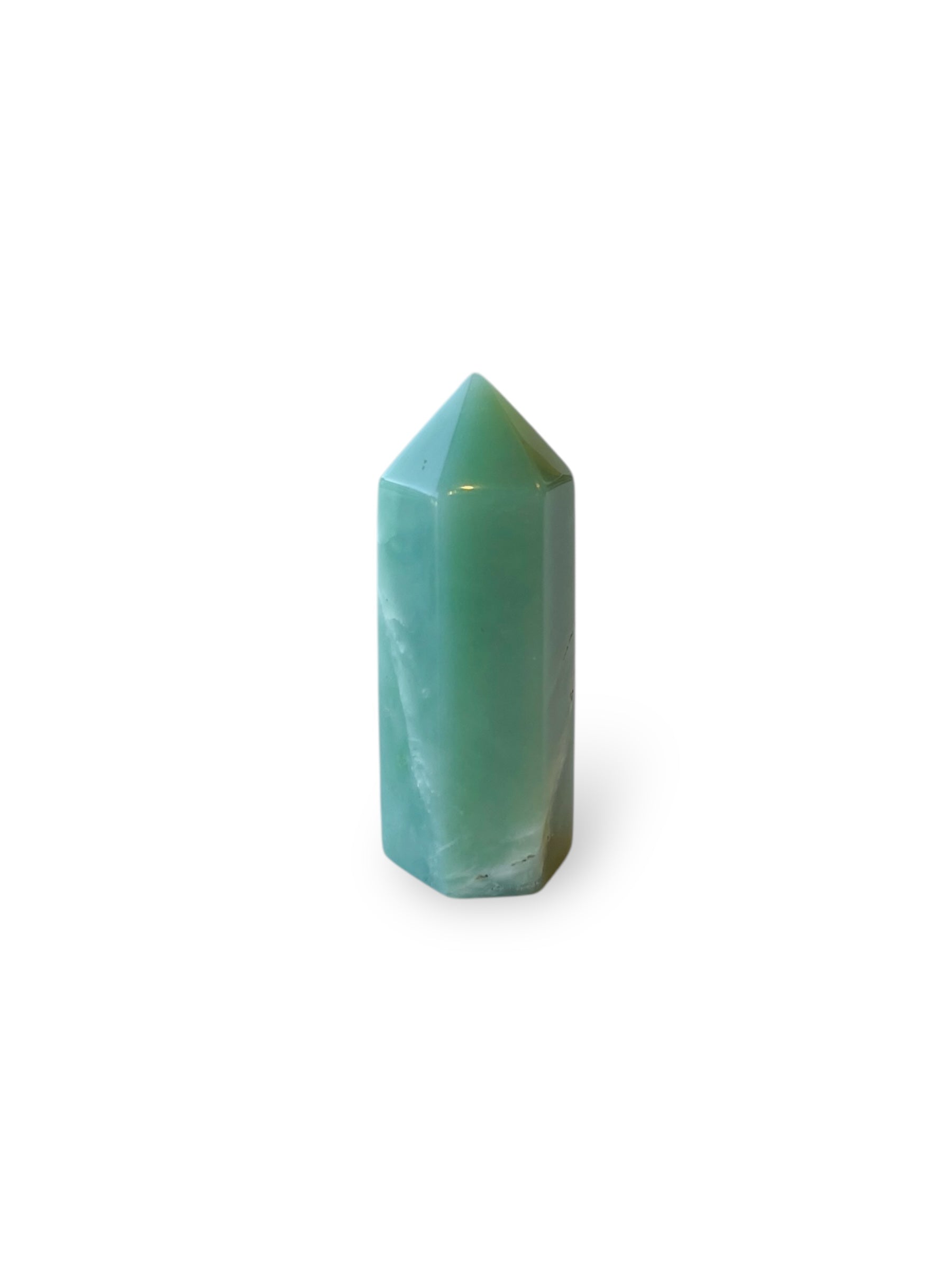 Jade Polished Obelisk Tower