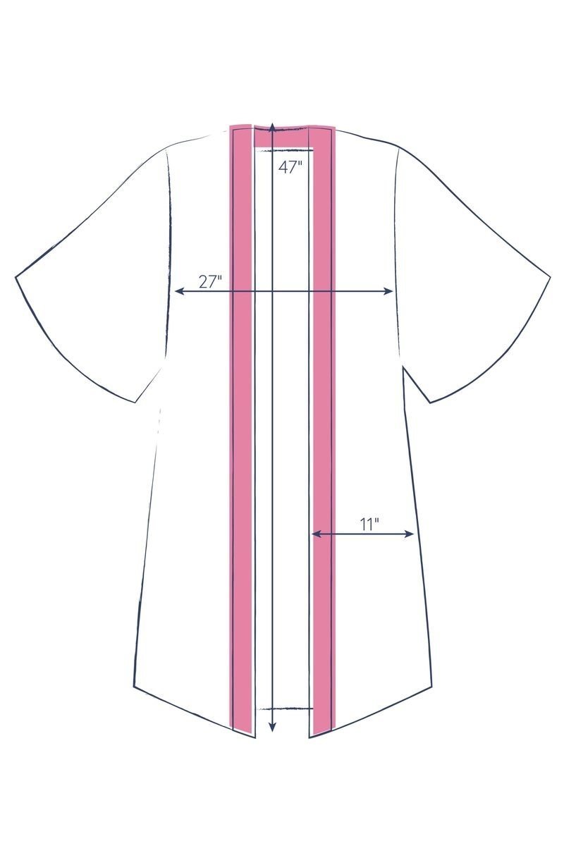 Painted Peony Kimono Gown