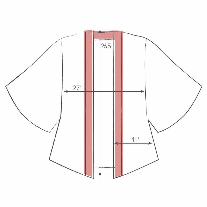 Crane At Sunrise Kimono Jacket