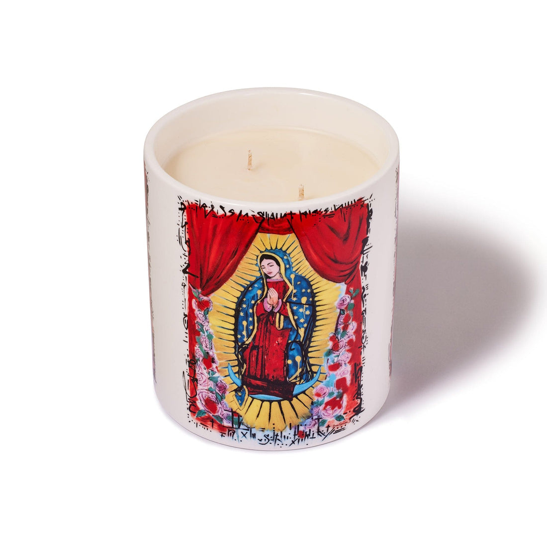 Collector's Edition Virgin Mary of Guadalupe Candle featuring Louis Carreon