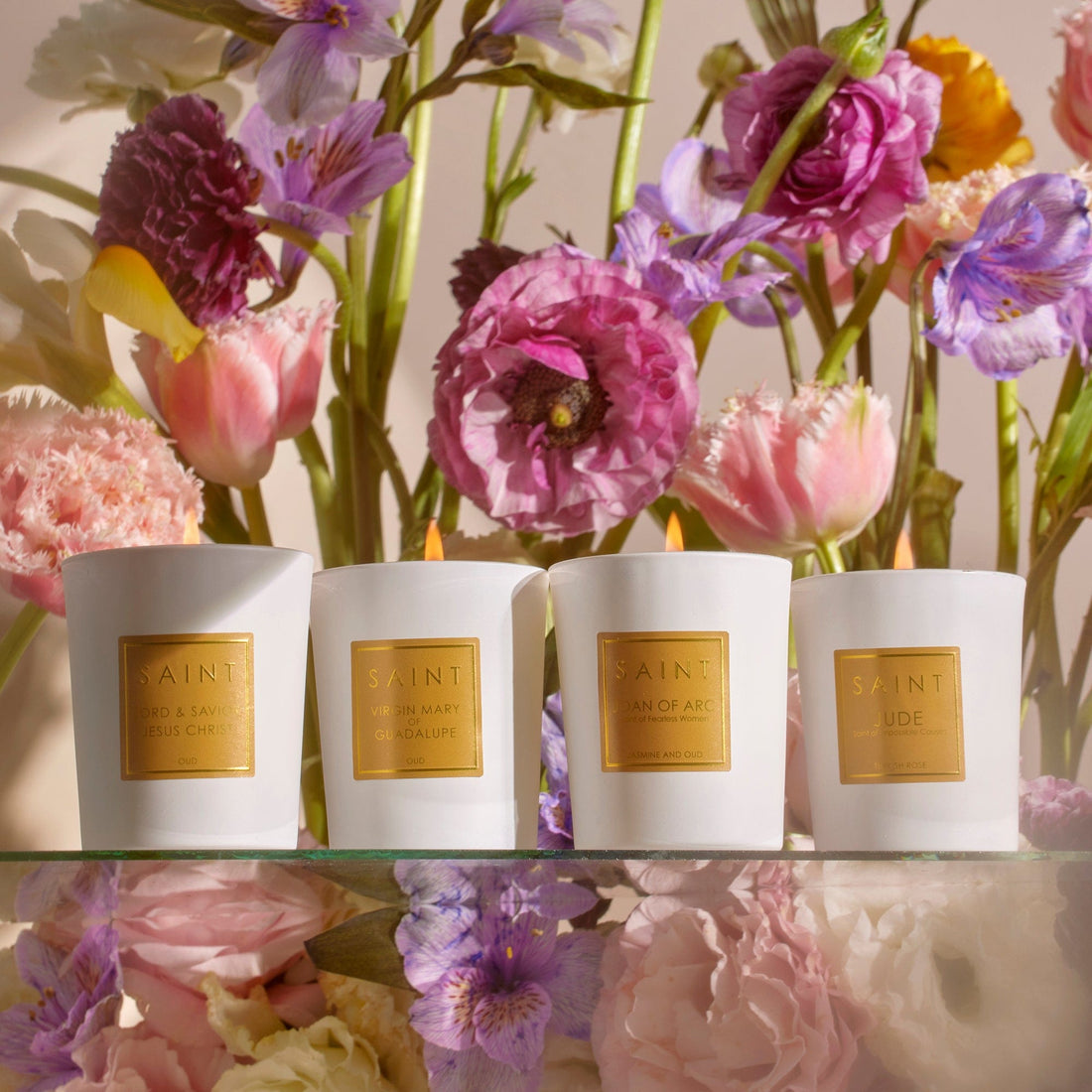 Saint Special Edition Votive Candle Set flower