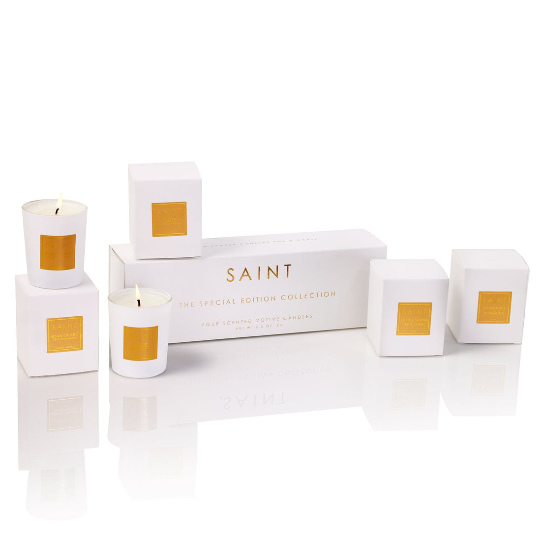 Saint Special Edition Votive Candle Set Out of Box