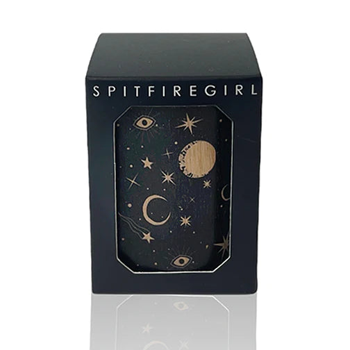 My Moon and Stars Wood Encased Glass Votive Candle