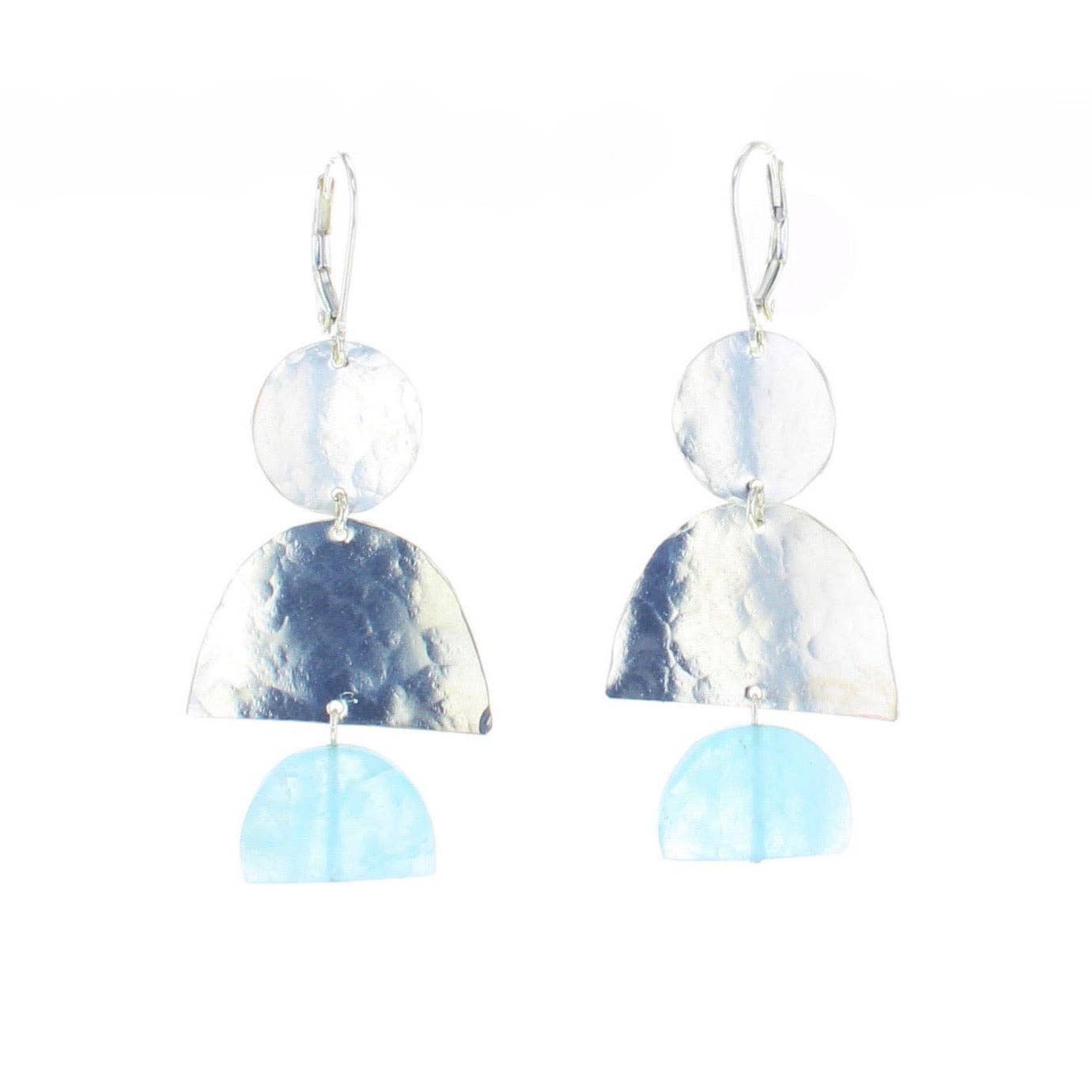 Amazonite Tunisia Earrings Sterling Silver