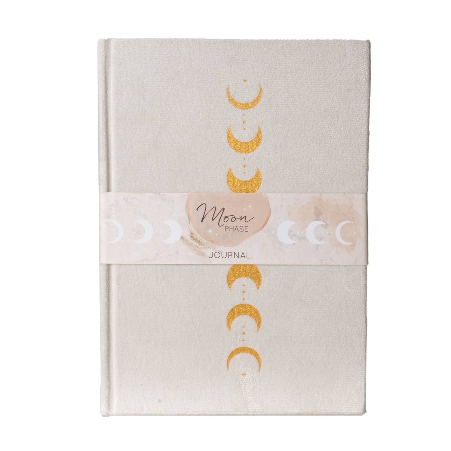 Moon Phases Velvet Journal