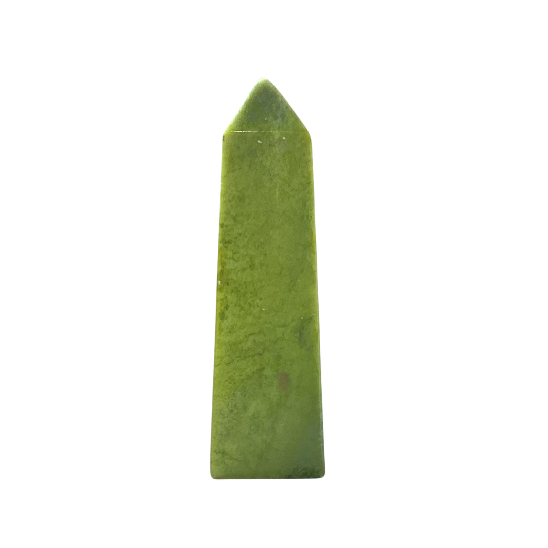 Jade Polished Obelisk Tower