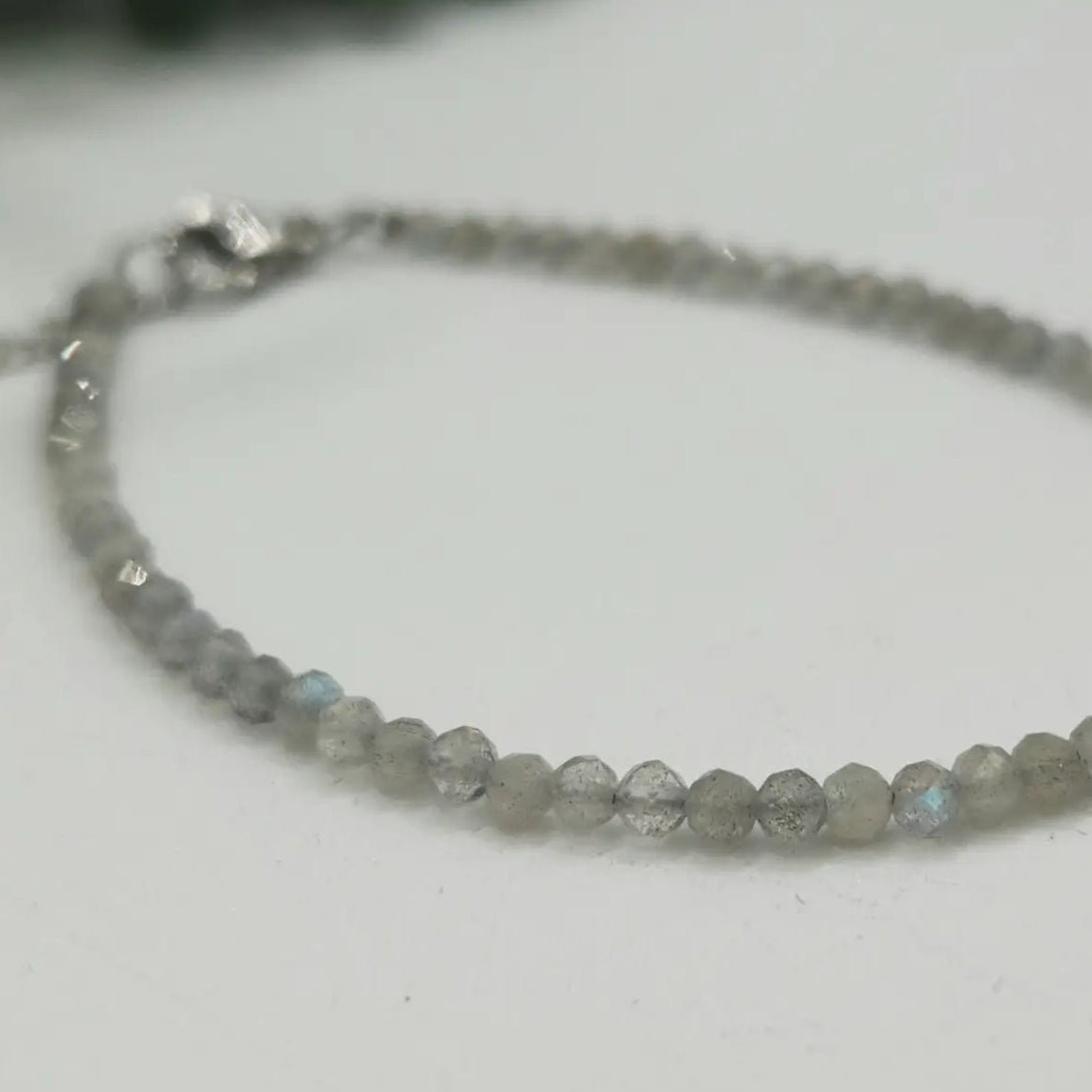 Labradorite 3mm Faceted Clasp Bracelet - Bmshou-ston