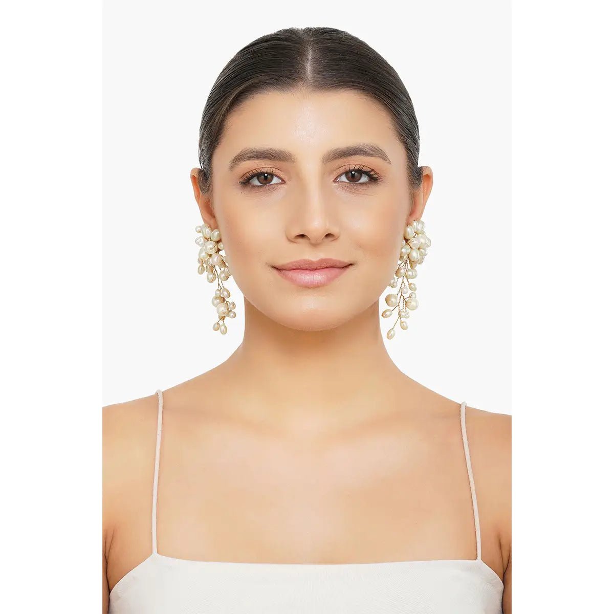 Mermaid's Treasure Pearl Earrings - Bmshou-ston