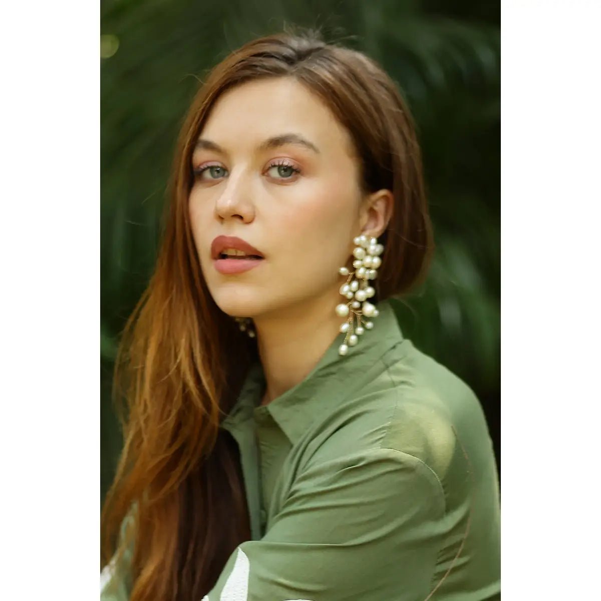Mermaid's Treasure Pearl Earrings - Bmshou-ston