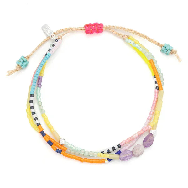  Amethyst & Silver "Protection" Bracelet