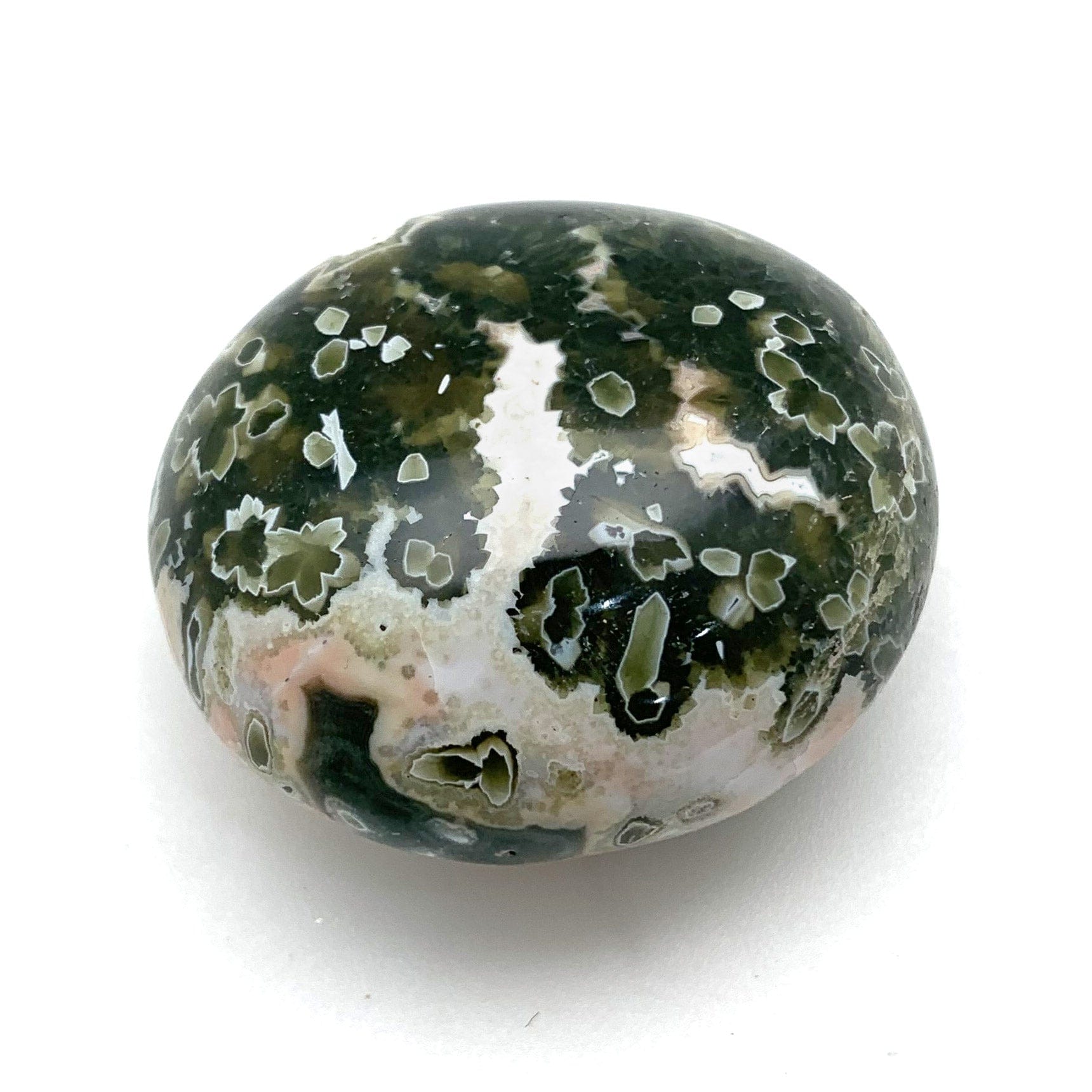 Jasper Ocean Palm Stones for stress relief & letting go Small