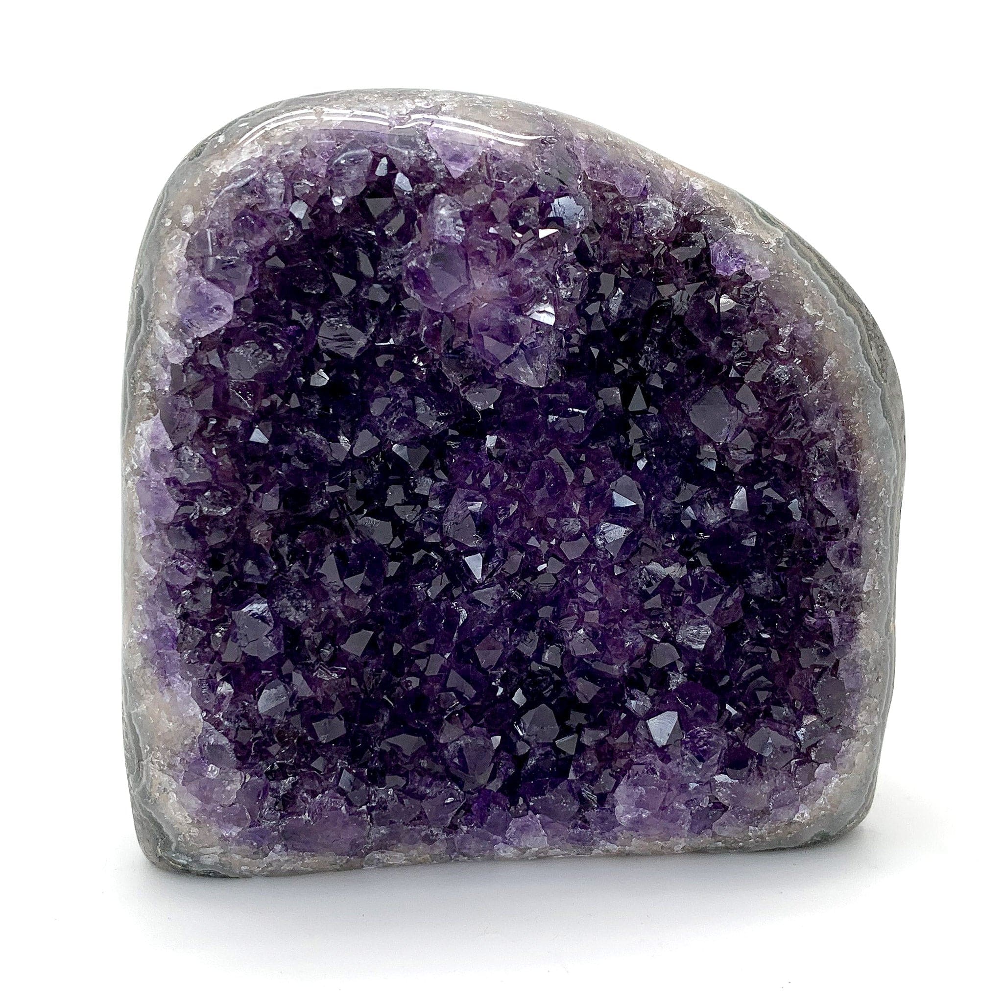 Amethyst Cut Base Polished Free Form Specimen Cluster