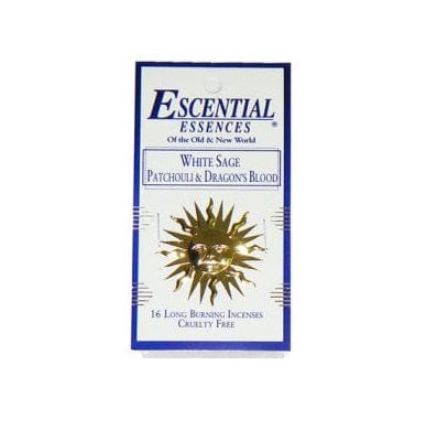 Escential Essences Incense Sticks White Sage Patchouli Dragon's Blood