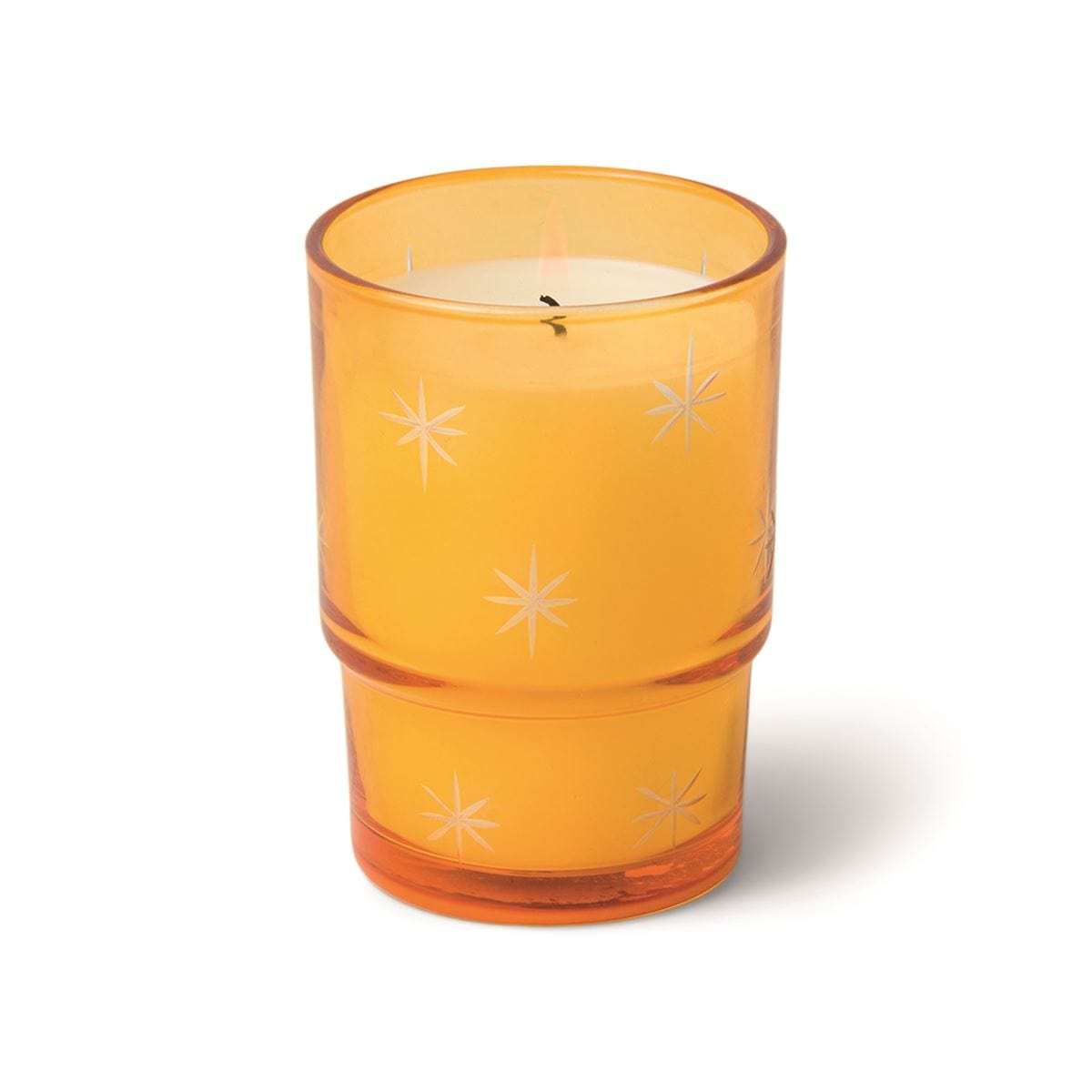 Noel Etched Stars Candle in Sweet Orange & Fir