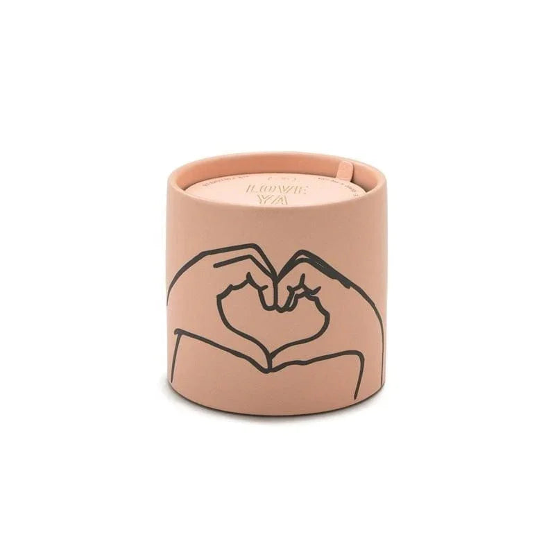 Lova Ya Hand Heart Candle in Tobacco & Vanilla