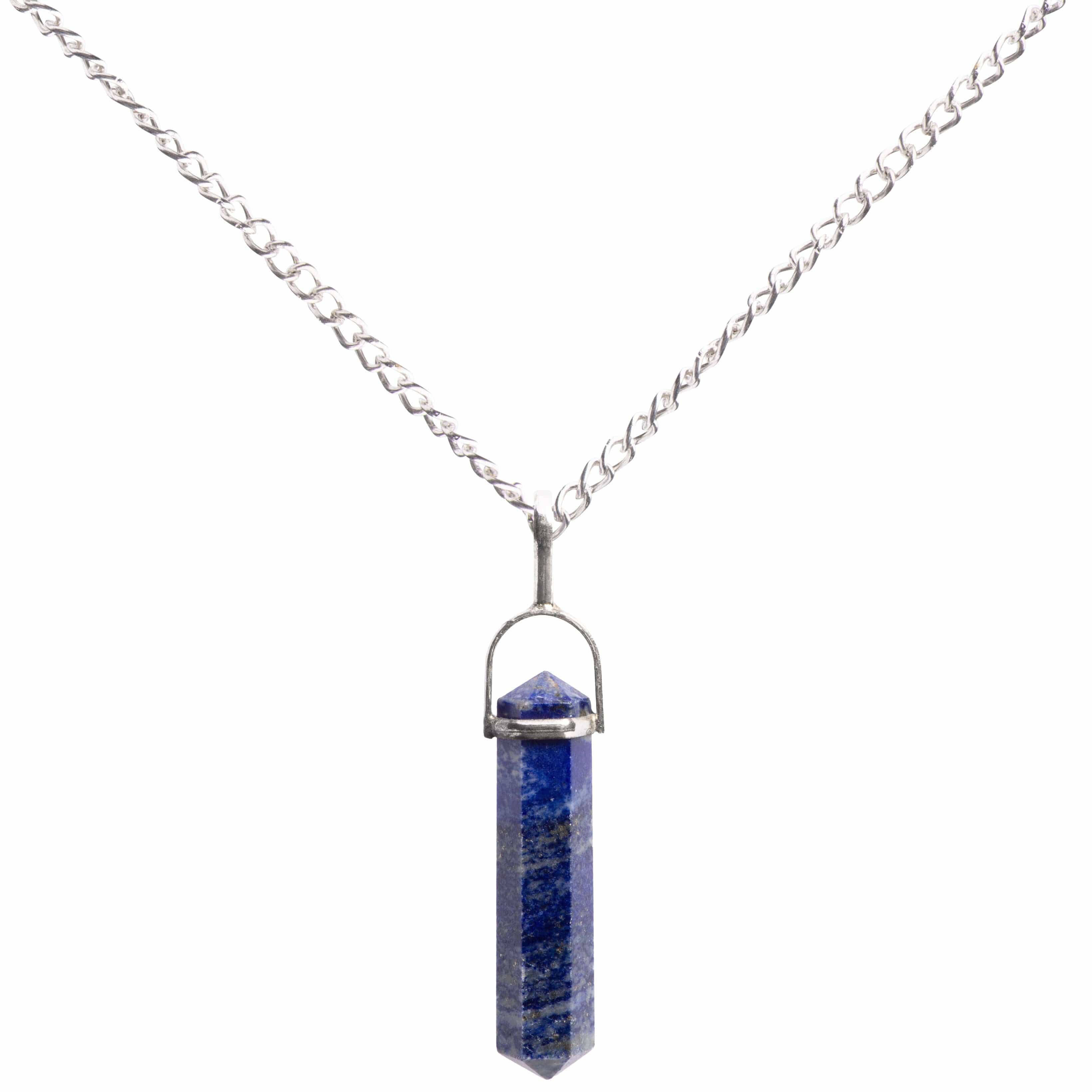 Lapis Point Sterling Silver Pendant