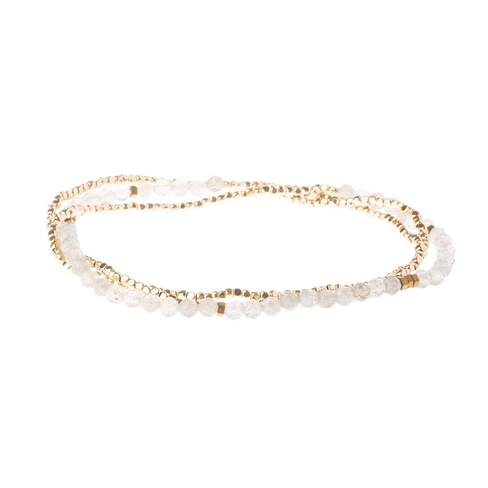 Labradorite Delicate Wrap Bracelet