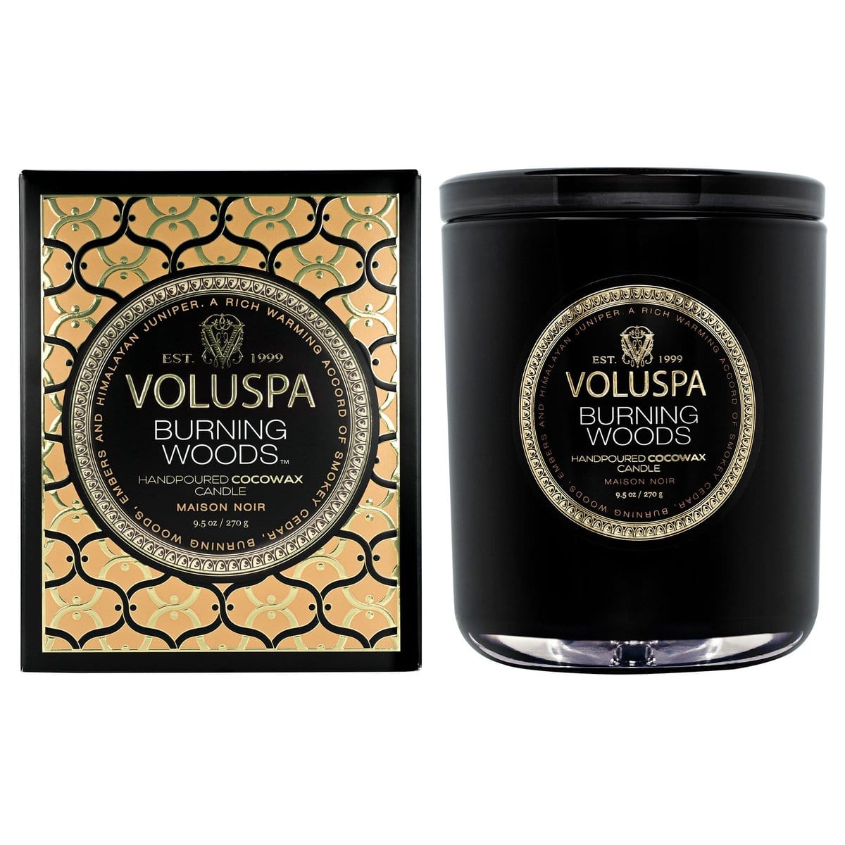 Burning Woods Classic Boxed Candle