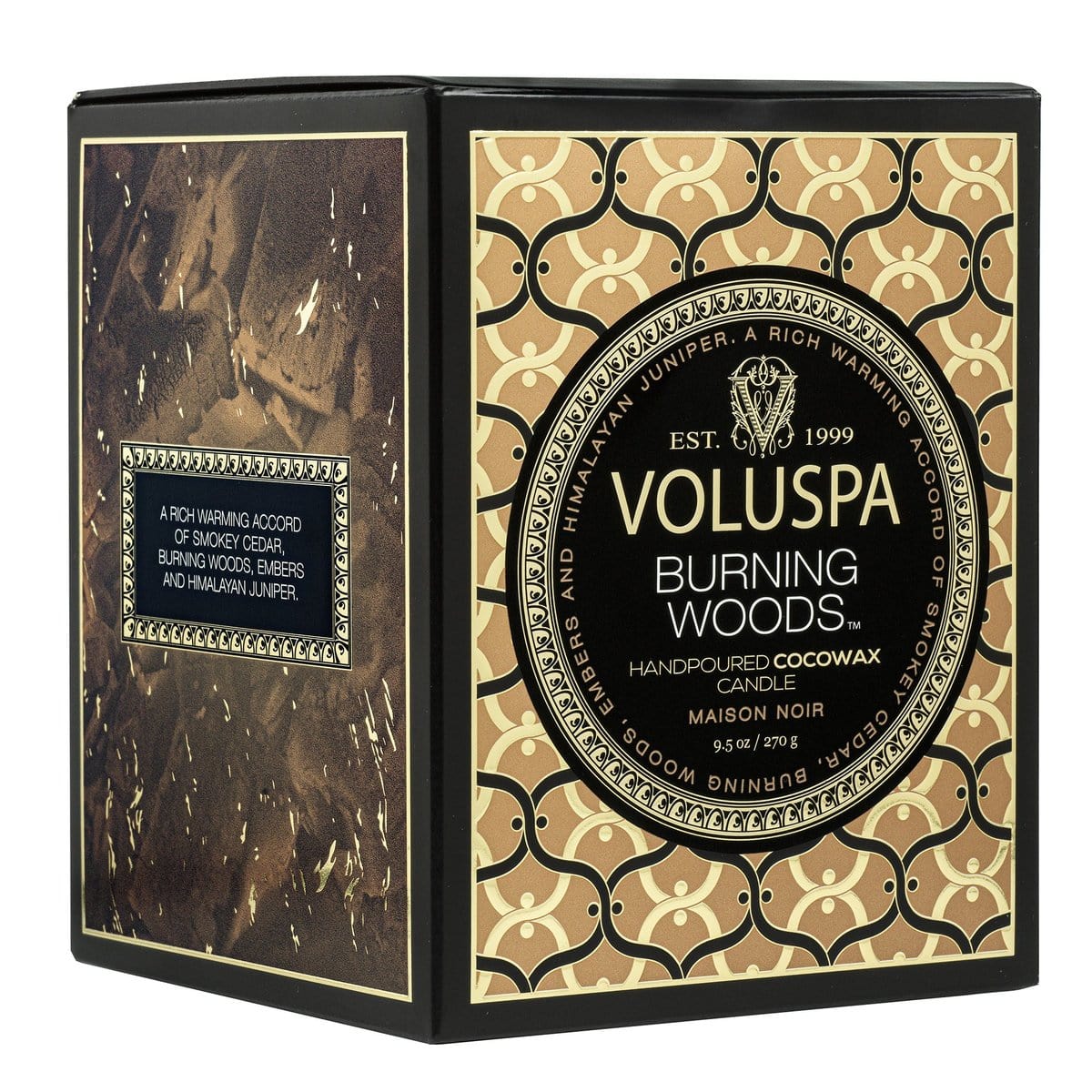 Burning Woods Classic Boxed Candle