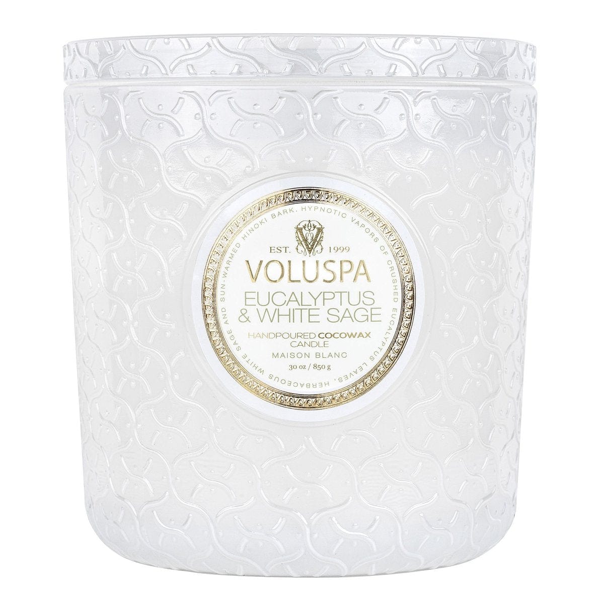 Eucalyptus & White Sage Luxe Candle