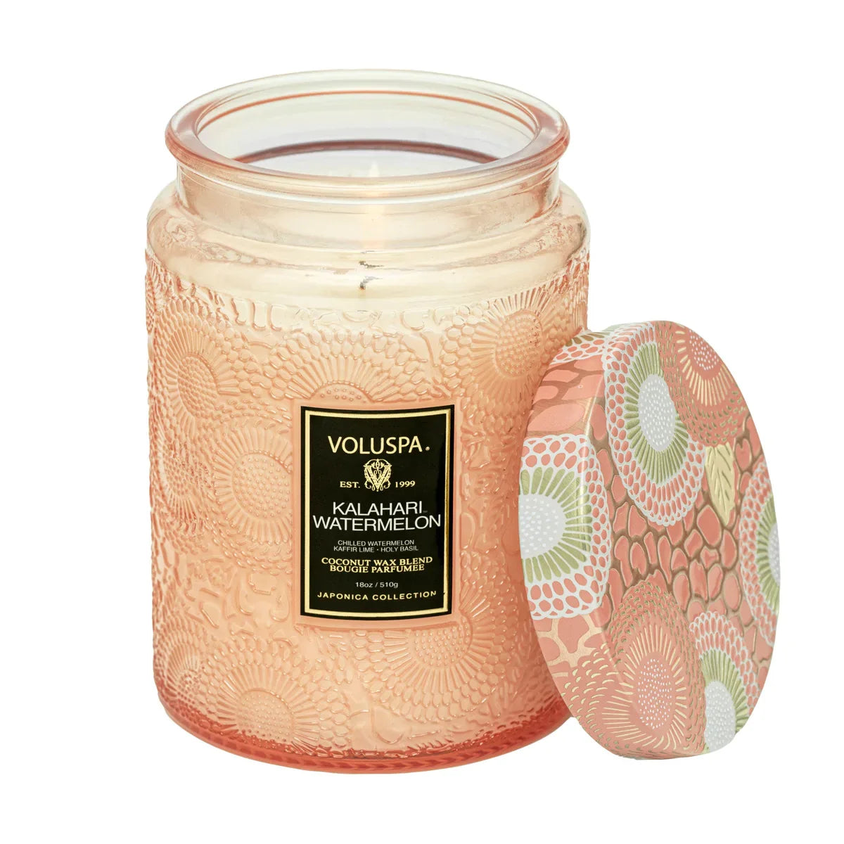 Kalahari Watermelon Large Embossed Jar Candle