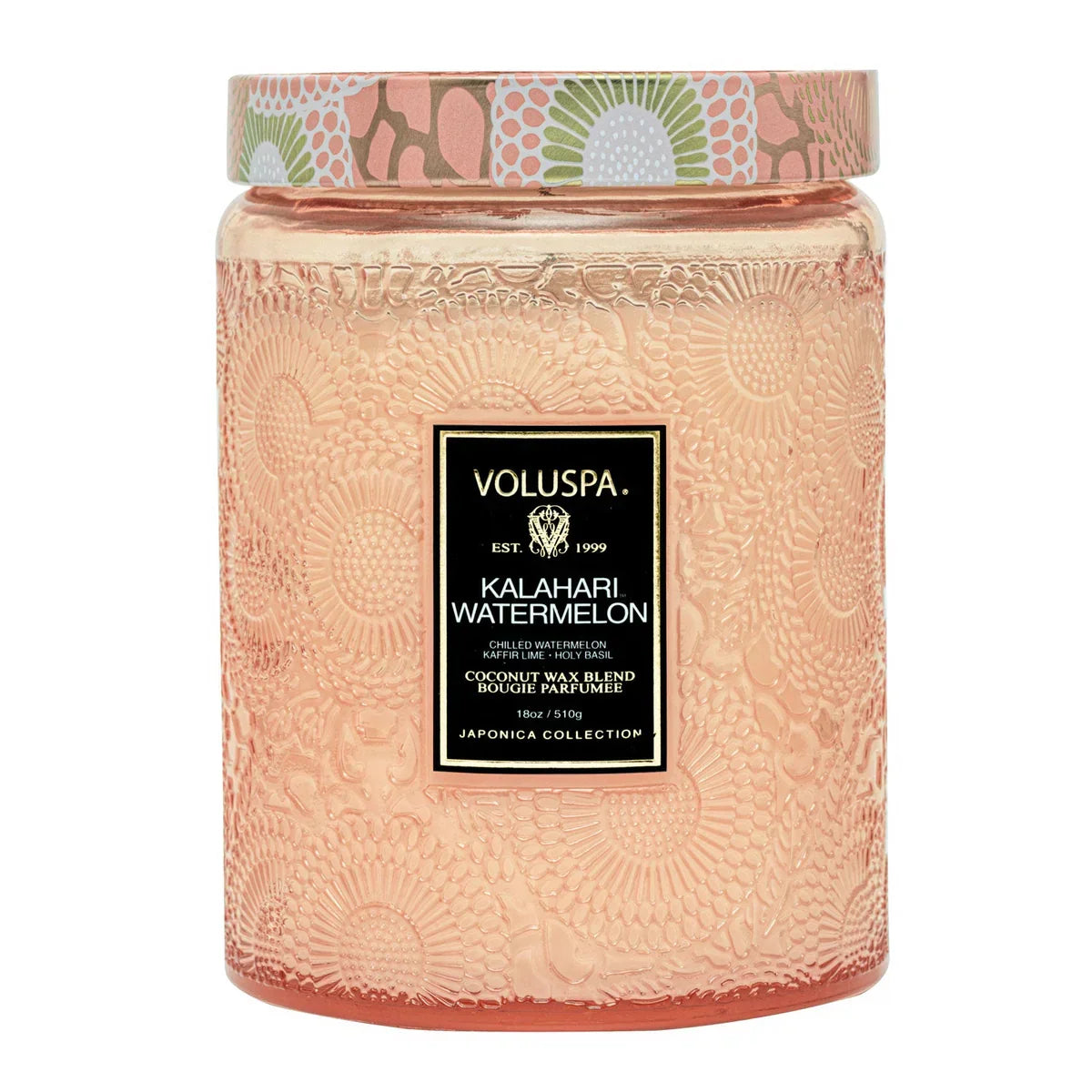 Kalahari Watermelon Large Embossed Jar Candle