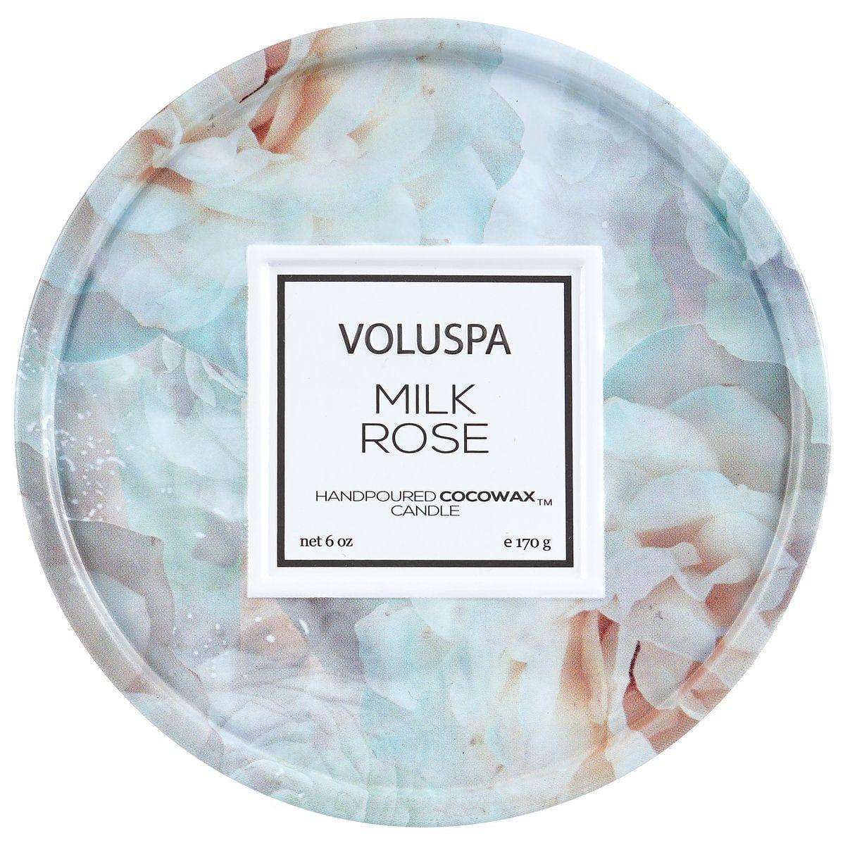 Milk Rose 2-Wick Tin Candle