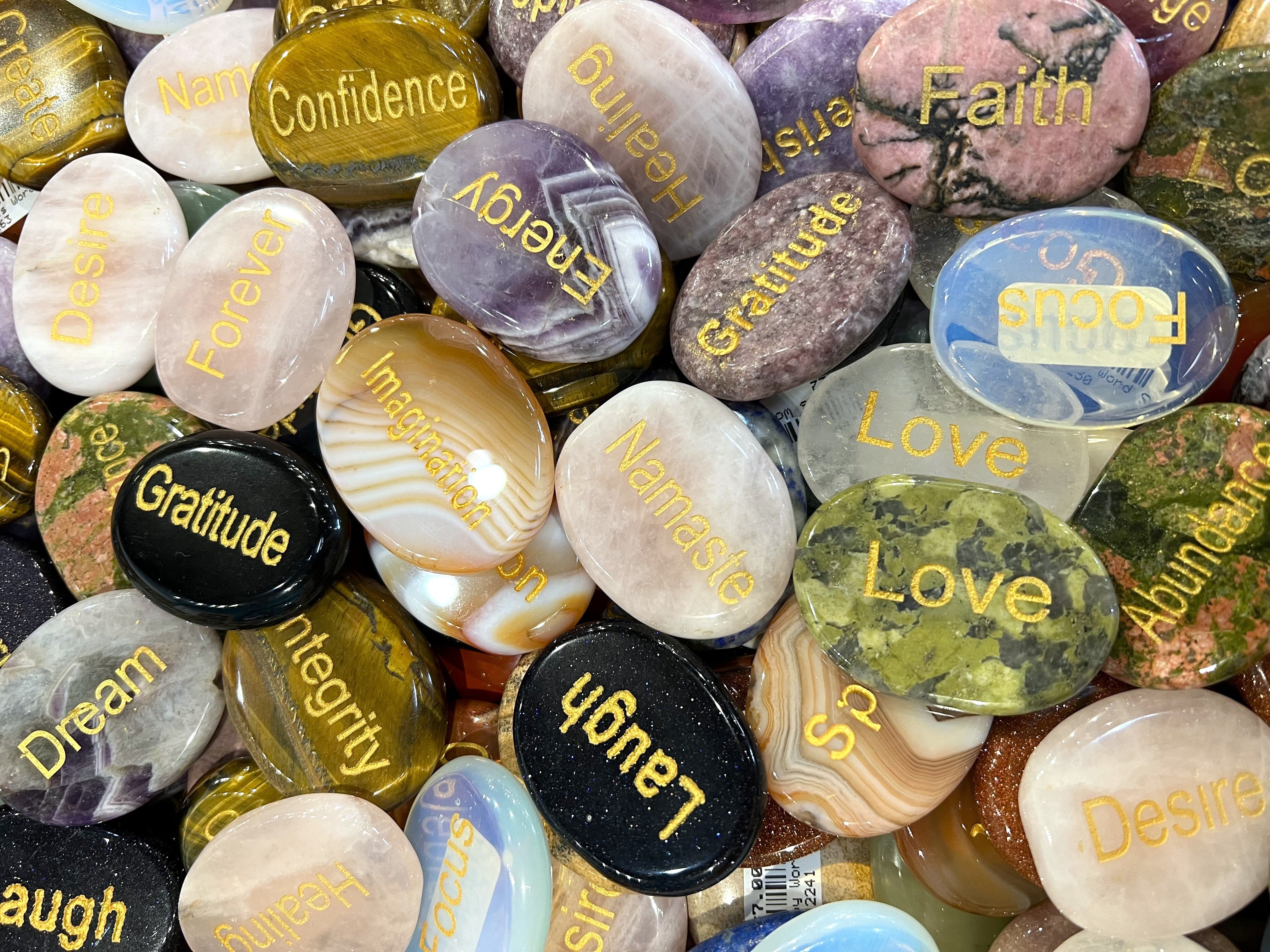 Engraved Word Stones for Wisdom Group