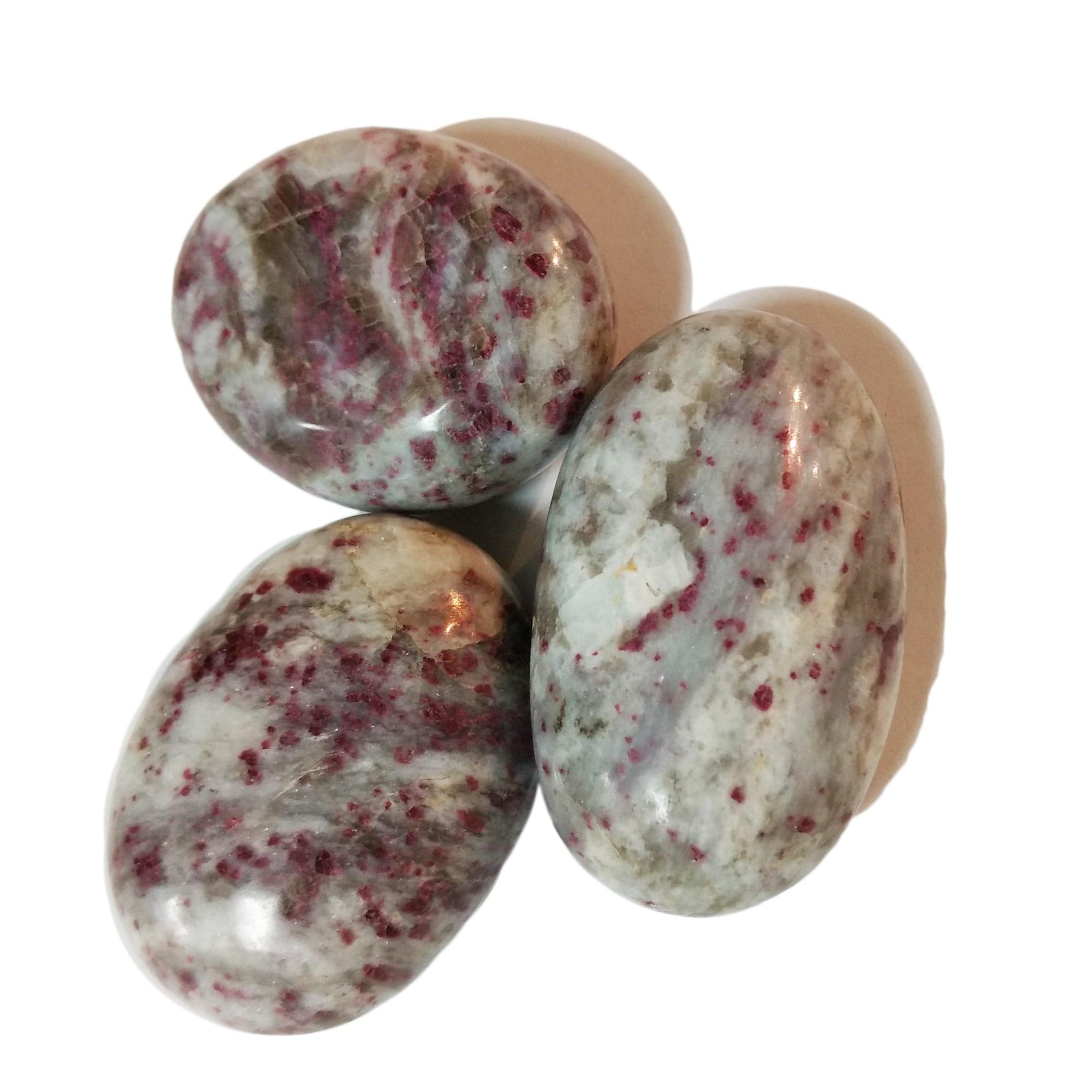 Rubellite Palm Stone - Body Mind & Soul